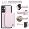 JEEHOOD J05 For Samsung Galaxy A34 5G Case Leather Mobile Cover with Detachable Magnetic Card Bag