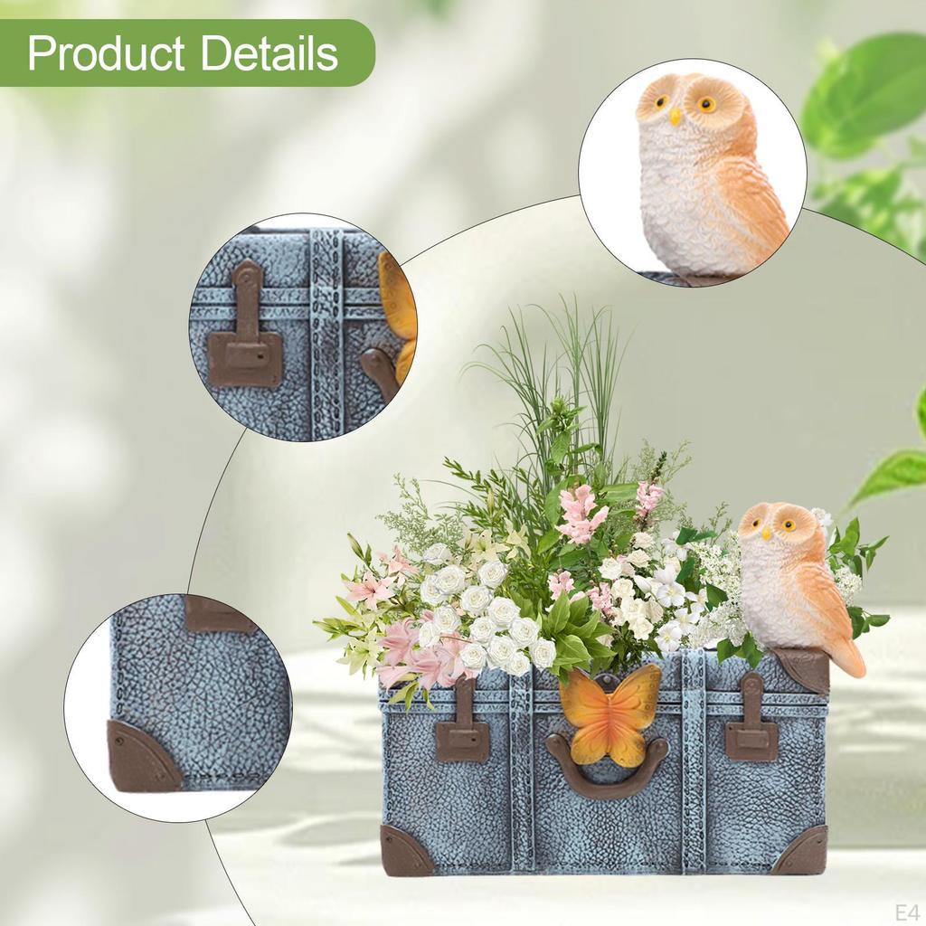 Stojak na rośliny bonsai Żywica Doniczka z drenażem do użytku w pomieszczeniach biurowych