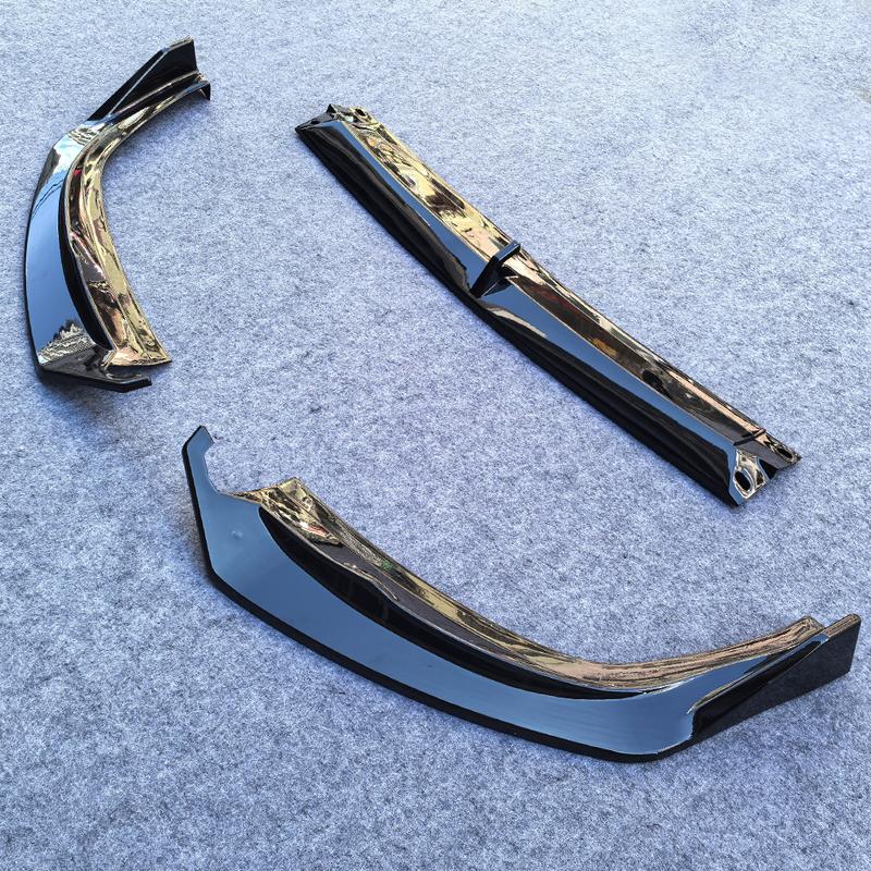 Gloss Black Car Front Bumper Lip Spoiler Air Chin Body Kit Splitter For BMW G20 3-Series 330e 330i M340i 320i M-Sport 2023-2026