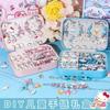 Kids Cartoon Bracelet Making Kit DIY Bead Set With Sanrio Characters Childrens Craft Activity Gift