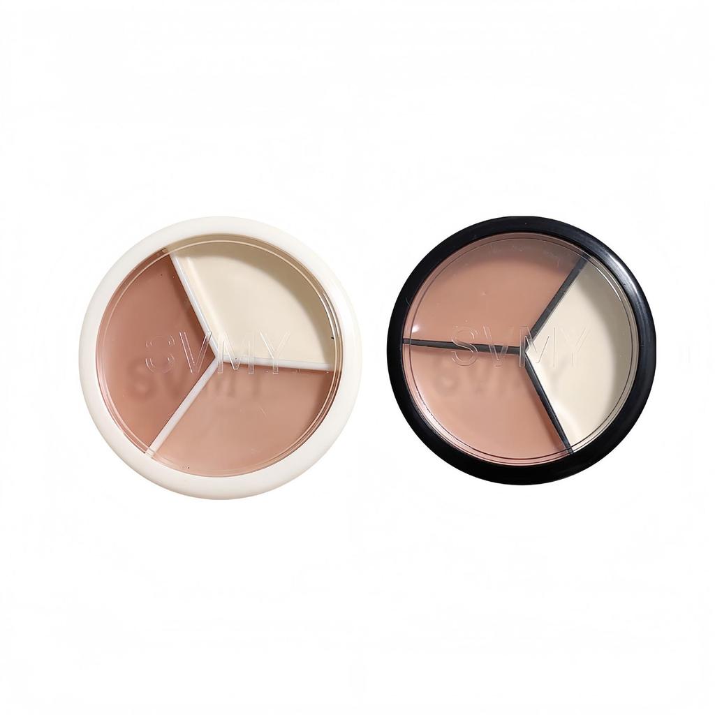 SVMY Tricolor Creamy Concealer: Natural Coverage for Dark Circles & Acne Marks