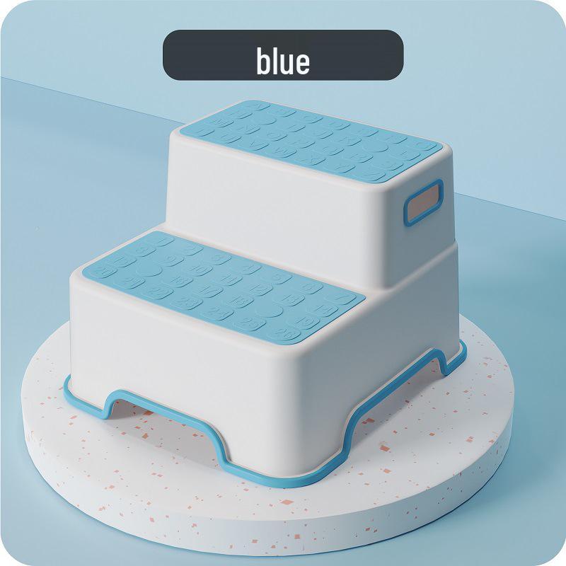 Kids' Anti-Slip Step Stool: Footrest & Washstand for Tooth Brushing