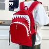Schoolbag College Style Cute Large Capacity School Bag Female Casual Versatile Backpack Junior High School Girl High School Student Shark Backpack