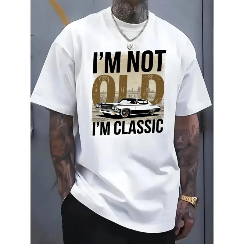 (I M Not Old)+(I M A Classic) Retro Style American Classic Retro Themed T-Shirt XXL