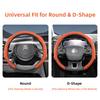 Suitable for Citroen Premium Suede Snap-On Steering Wheel Cover, Non-Slip and Durable, for C3 C4 X Berlingo C5 Aircross Jumper Spacetourer Ami X, Ava