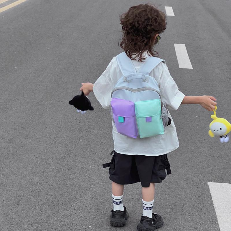 New Colorful Children's Backpack For Boys And Girls Durable Canvas Design For Ages 3 To 6