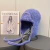 Winter Atmosphere Knitted Wool Hat Women Autumn and Winter Warm Cycling Ear Protection Flying Hat Skiing