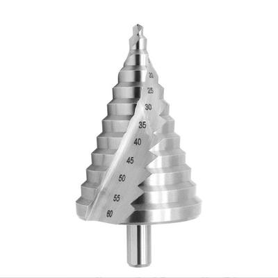6-60mm Stufenbohrer Spiralnut Pagodenloch Blech Kegelbohrer Dreikantschaft Stufenlochöffner Reibahle