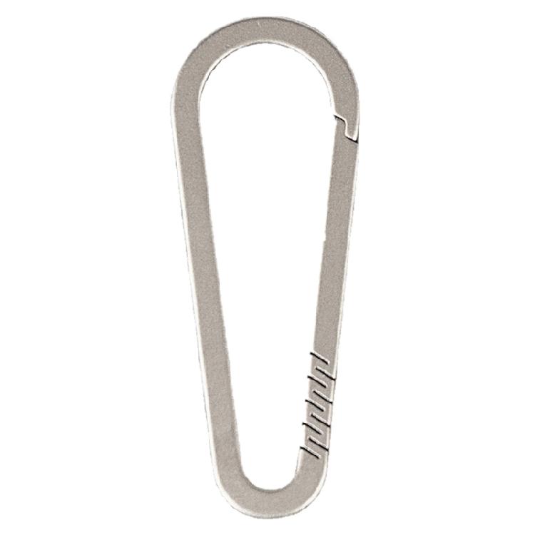 Heavy-Duty Spring Snap Hook Keyring Titanium Keychain Buckles Outdoor Carabiner