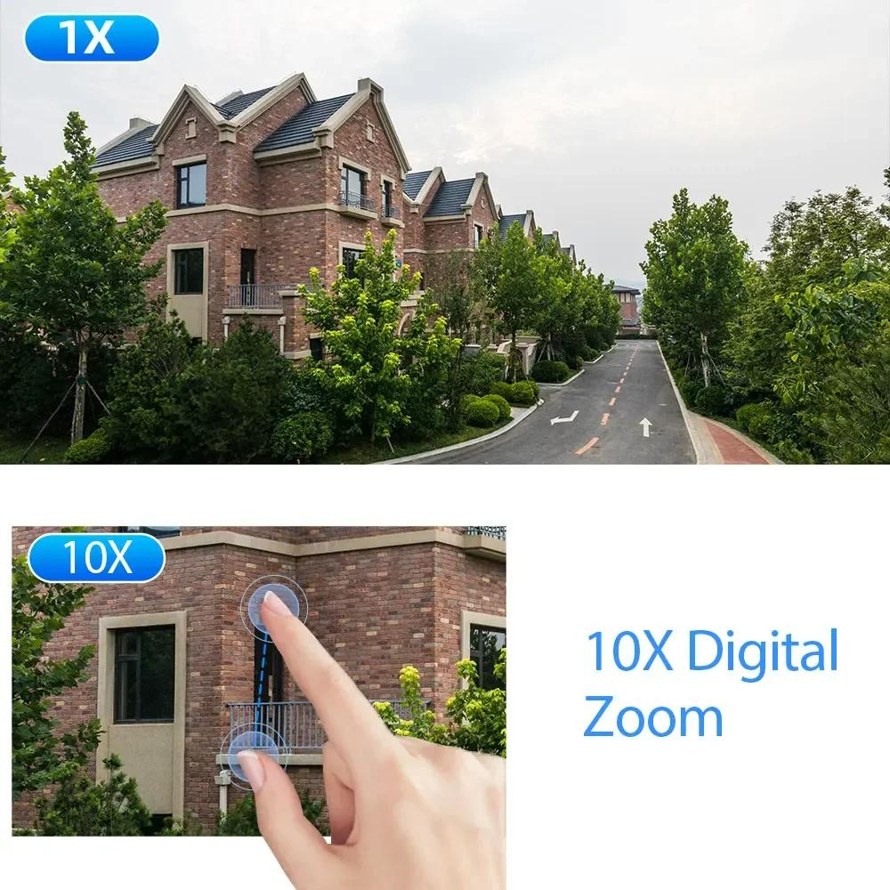 LS VISION 8MP Solar Camera 4G Wireless WiFi Dual Lens CCTV 4K Dual Screen Security Protection Human Detection PTZ Waterproof Outdoors Cam