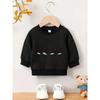 European Size Cute Printed Pattern Simple Sweet Beauty Baby Spring Thin Round-neck Sweatshirt