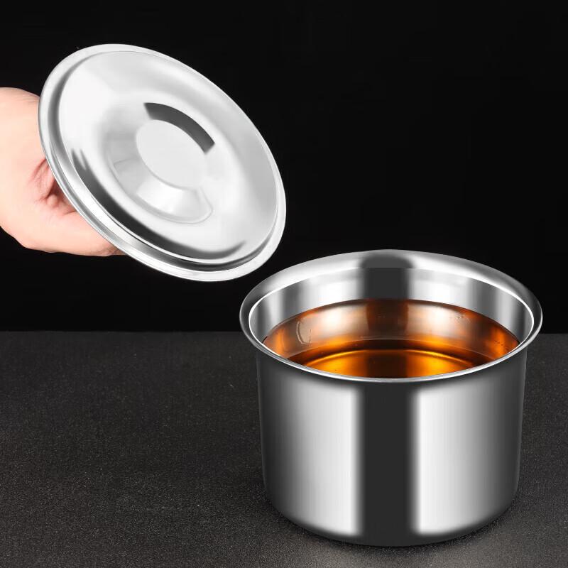 Stainless Steel Seasoning Pot with Lid