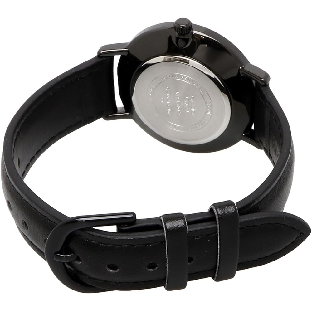 Casio Analog Quartz Women's Watch LTP-VT03BL-7B White Black Leather Band Imported Model