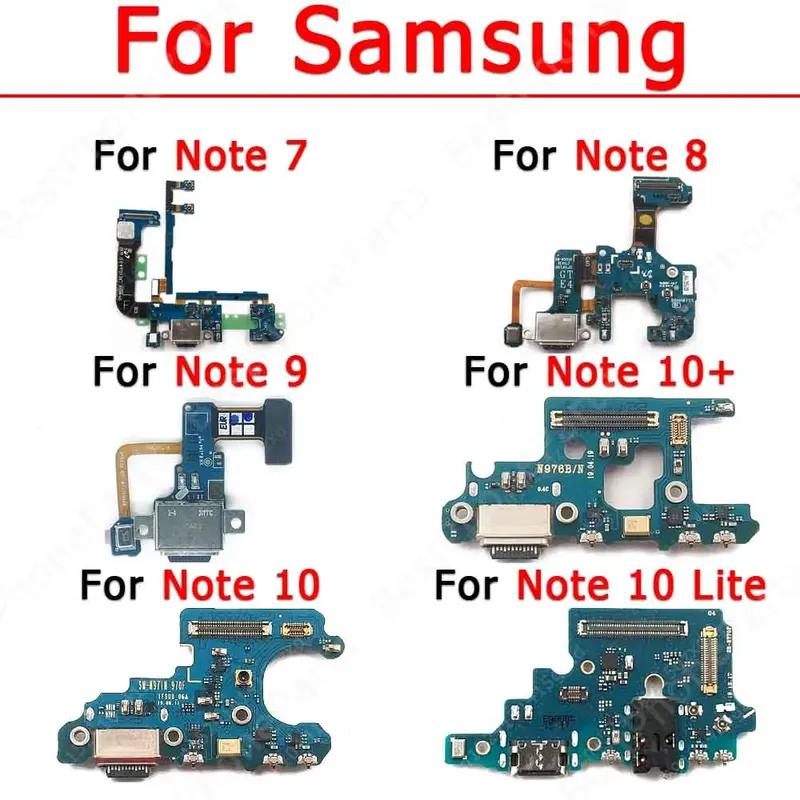 

Charging Port For Samsung Galaxy Note 7 8 9 10 Plus Lite N950 N960 N970 Charge Board Usb Connector Flex Cable Plate Spare Parts Note 7 N930F