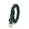 Woven Belt Women'S Leather Casual Pin Buckle Decoration First Layer Cowhide Thin Belt Fashion Style Small Waist Seal