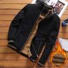 Autumn, Winter and Winter Pure Cotton Men's Jacket Casual Loose Jacket Men's Fleece Thickened Korean Version Men's Top