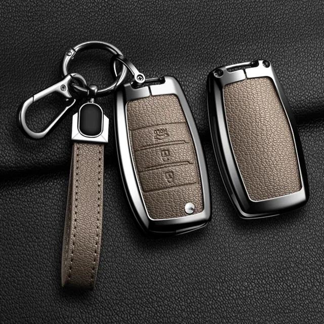 For Kia Rio 3 K2 Ceed Cerato K3 Sportage 4 Picanto K5 Optima Sorento Forte Stinger 2017 2018 Zinc Alloy Car Key Case Cover Fob