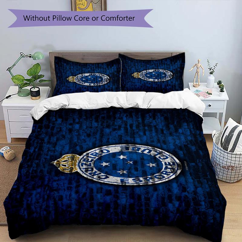 Fc Esporte Printed Pattern Duvet Cover Set – includes 1 duvet cover and 2 matching pillowcases Bedroom decor Christmas gifts