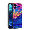 Psychedelic Trippy Kunst Telefon Fall Für Apple iPhone 13 12 Mini 11 Pro XS Max XR X 8 7 6S 6 Plus SE 2022 2020 5S 5 Schwarze Abdeckung