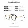 Anti Blue Light Male And Female Resin Lens Reading Glasses  Steampunk Presbyopia Glasses High-Definition Reading Glasses