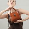 Crossbody New Women's Large-capacity Women's Simple Leather Shoulder Bag Niche High-end Women's Office Handbag