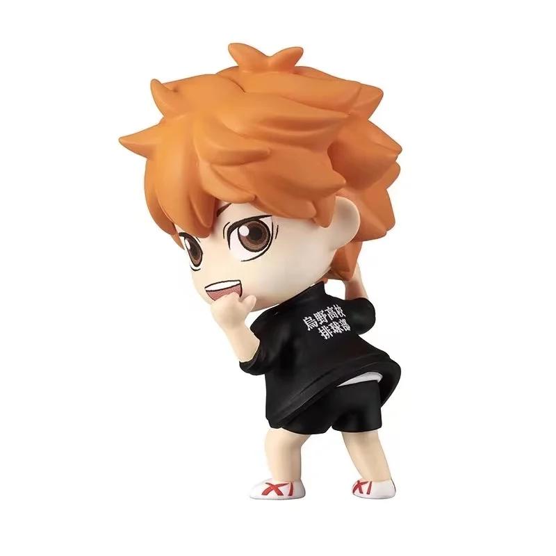 Genuine Gacha Haikyuu Shoulder To Shoulder Sitting Figure Shoyo Hinata Tobio Kageyama Action Figure Toys
