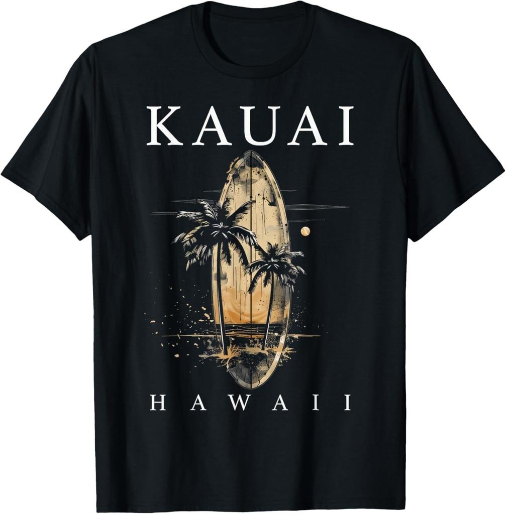 Kauai Hawaii Surf Hawaiian Vintage Surfing Surfer Gift Unisex T-Shirt