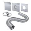 Pellet Stove Air Ventilation Set Efficiently Enhances Combustion Easy Installation Designs for Various Models Use
