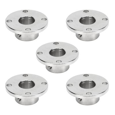 5 PCS Flange Coupling Connector Guide Shaft Support Coupler Fittings 12mm Inner Diameter