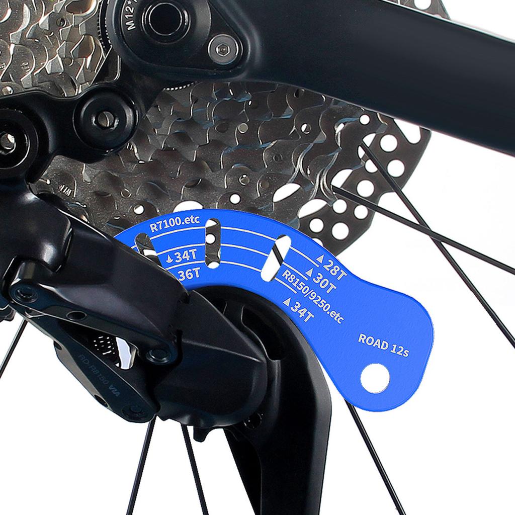 Road Bike Rear Derailleur Adjuster Chain Gaps Adjustment Gauge Tool for Bicycles Cycling Bike Tool Maintenance Shop Tool