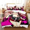 Mode Anime Danganronpa Bettwäsche-Set Bettbezug Bettdecke Bettset Steppdecke Kissenbezug King Queen Twin Size Jungen Mädchen Erwachsene