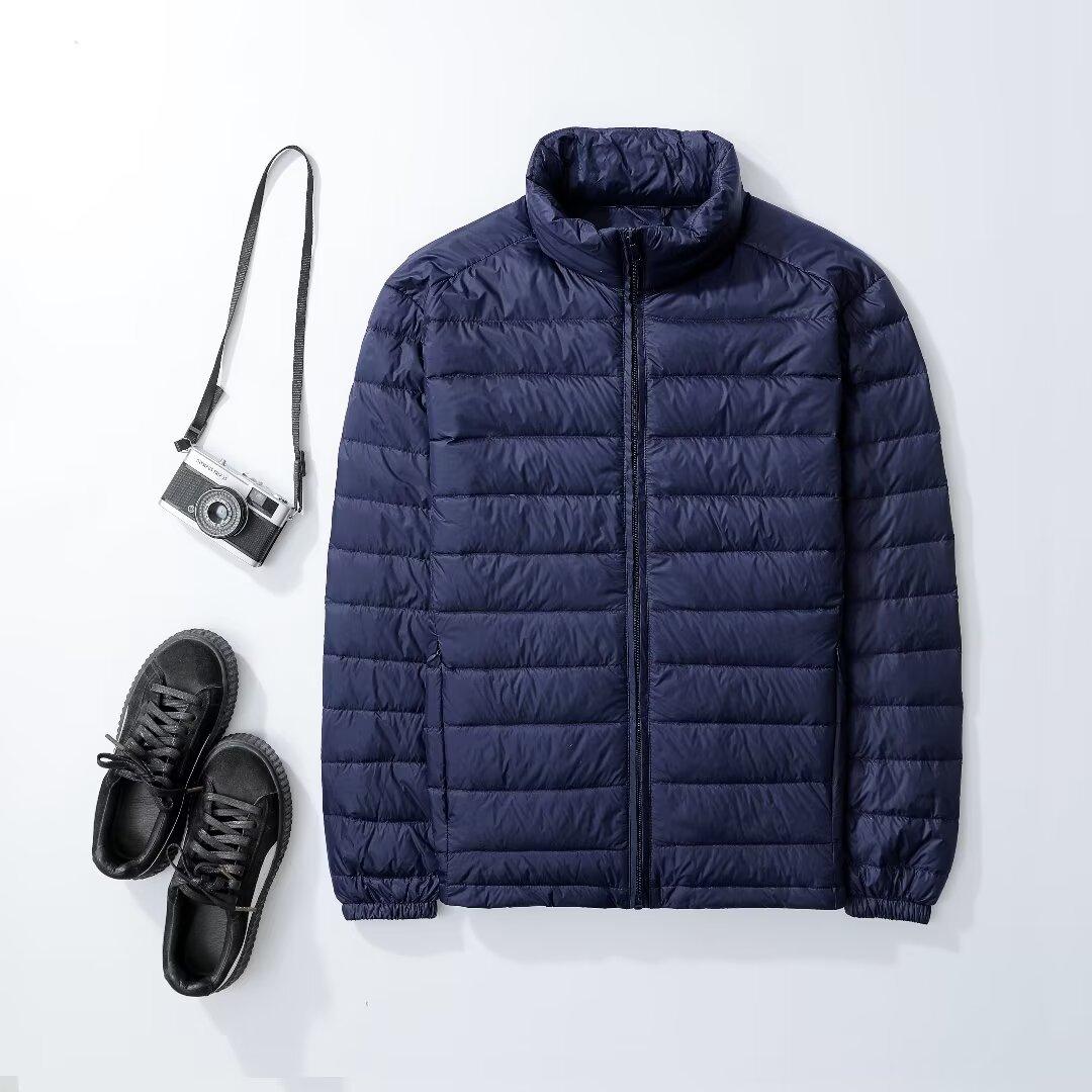 

Пуховик мужской всесезонный ультралегкий упаковываемый водо- и ветроустойчивый дышащий плащ большого размера мужские худи куртки 2025 4XL