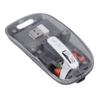 Bluetooth Wireless Mouse BT1 BT2 2.4GHz 3 Mode Silent Adjustable DPI Rechargeable Transparent Mouse