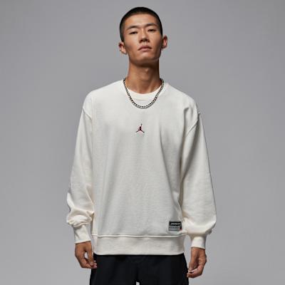 Jordan Sweatshirts Men s White Crew Neck Moderate S