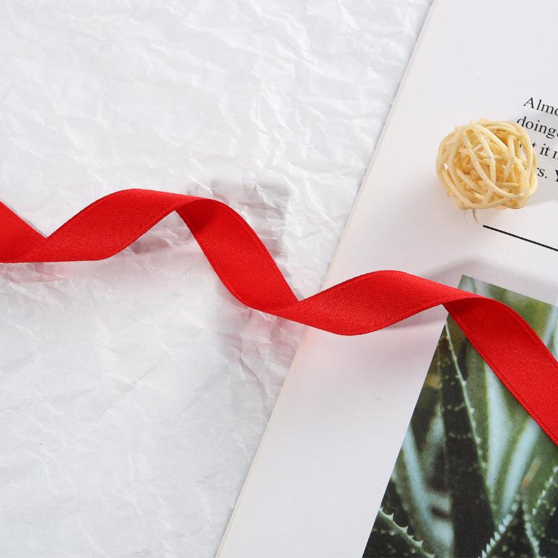 Double-Sided Matte Webbing Thickened Polyester-Cotton Jewelry Trophy Decorative Accessories Bow Colored Ribbon