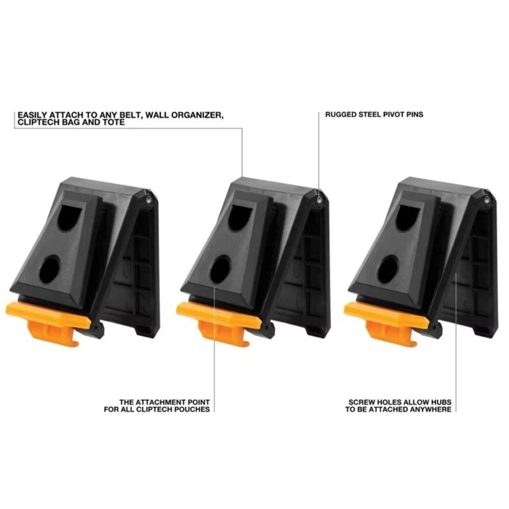 4 PCS ABS Waist Bag Clip Sundries Belt Hook Durable Hand Tool Accessories  Construction