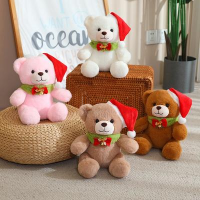 Christmas Teddy Bear Doll Plush Toy Bear Hug Bear Doll Children's Rag Doll Christmas Gift