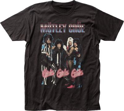 Motley Crue 90s Style Girls Girls Girls T Shirt Mens Rock And Roll Music Black