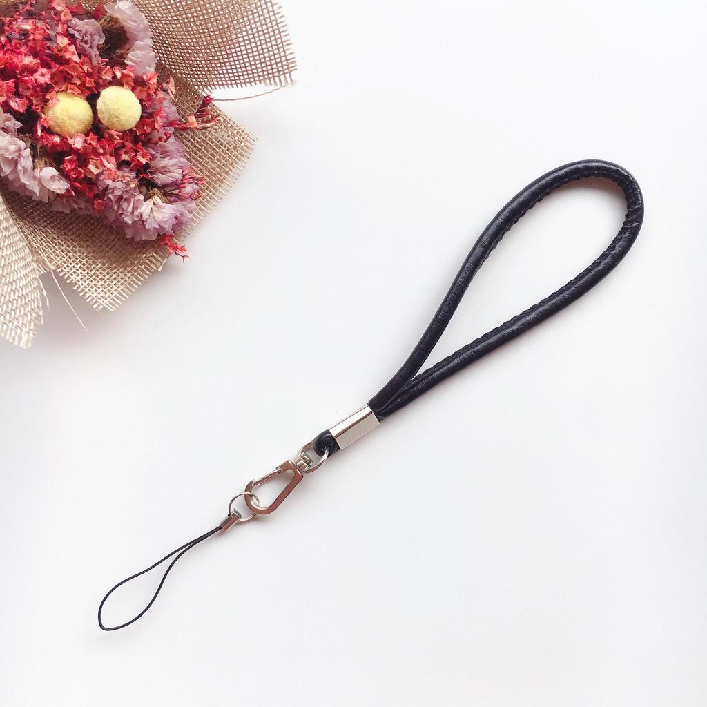 High-Quality PU Leather Unisex Phone Lanyard & Keychain Pendant