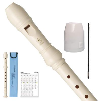 Soprano Recorder German System YRS-27III Set with Cleaning Rod and Antibacterial Cap