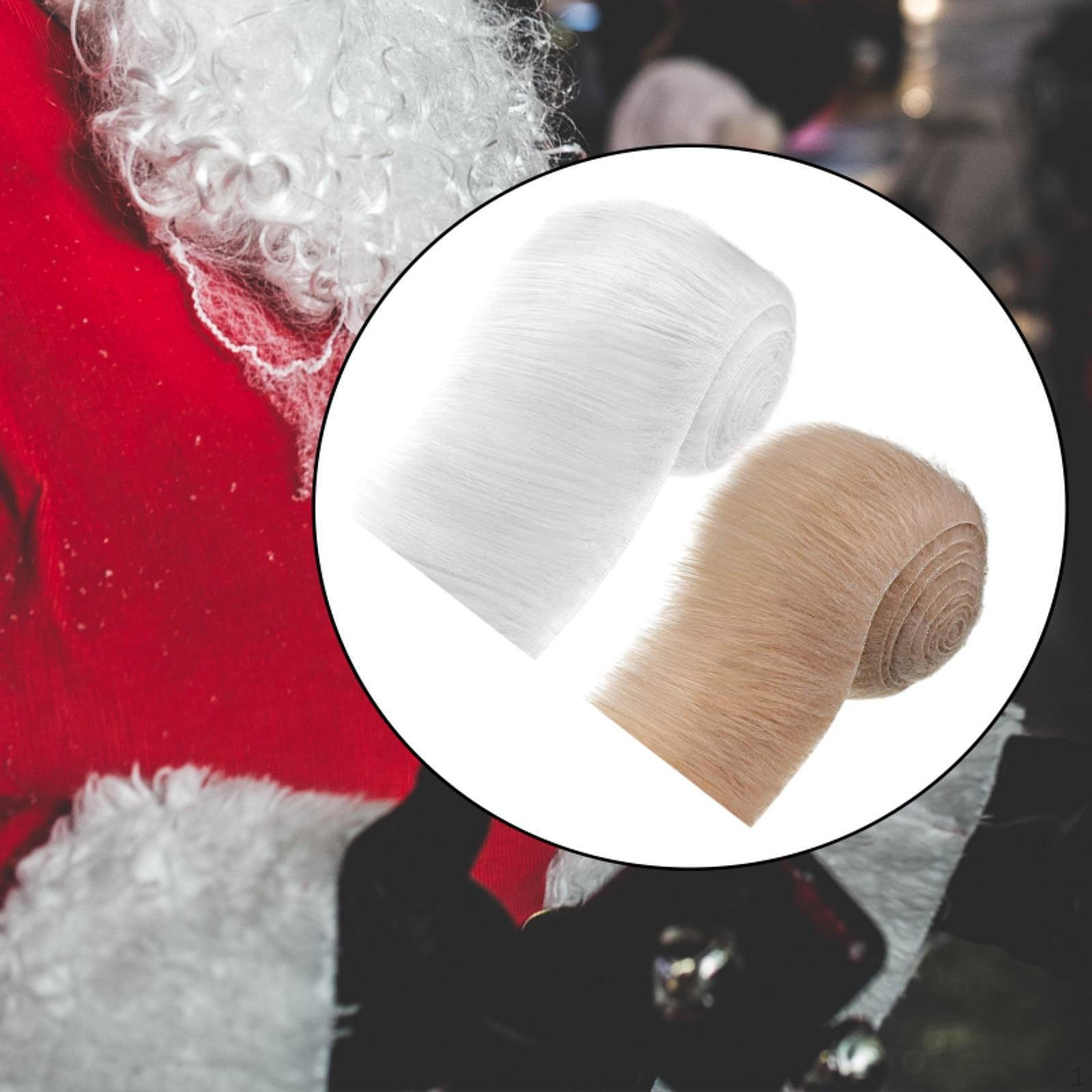 

Материал из искусственного меха, товары для рукоделия, плюшевая лента, предварительно нарезанная полоска для рождественской елки, шляпы, обуви White and Khaki