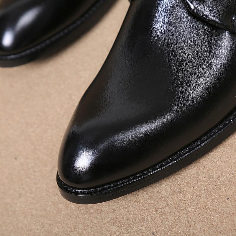 Scarpe da uomo in pelle alla moda e traspiranti, scarpe da lavoro formali, scarpe casual da uomo, scarpe casual da abbinare