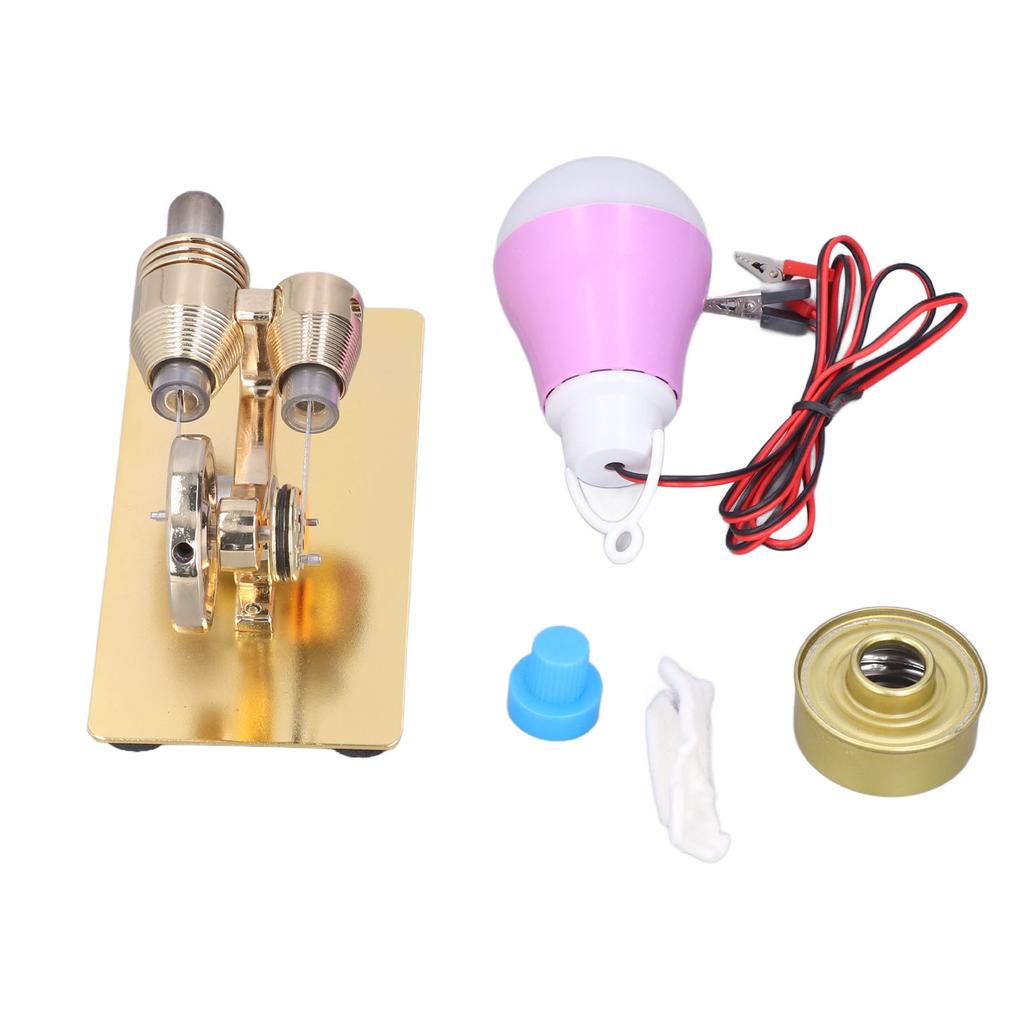 Stirling Engine Model Full Fun Exquisite Appearance Bright Color Arouse Interest Scientific