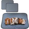 Waterproof Guinea Pig Cage Liner Highly Absorbent Rabbit Pee Pad Anti-Slip Small Pet Bedding Mat for Hamsters