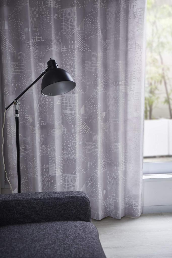 Suminoe Sanayaoli 100 X 135 1 J1005 Curtains, Gray, Cm, Drape, Panel,