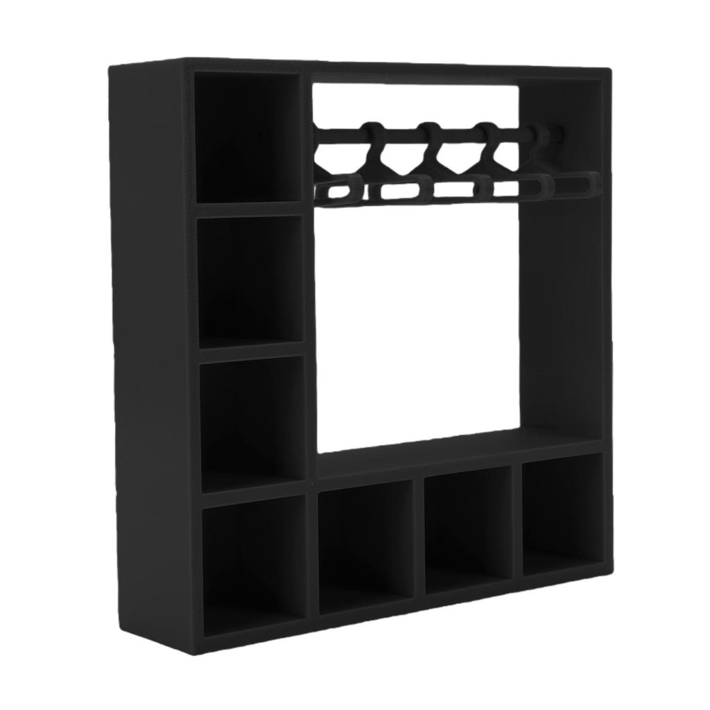 Doll Clothes Closet Wardrobe with 10 Hangers Doll Accessories Display Box Figures Clothing Storage Cabinet