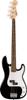 Fender Squier by Fender Squier Electric Bass Squier Precision Laurel White Black with soft case Sonic™ Bass®, Fingerboard, Pickguard,