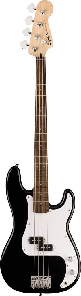 Fender Squier by Fender Squier Electric Bass Squier Precision Laurel White Black with soft case Sonic™ Bass®, Fingerboard, Pickguard,