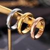 Trendy Titanium Steel Wide Band Smooth Ring for Couples – Stylish Index Finger Accessory