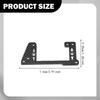 Carbon Fiber Servo Mount Accessories Easy Installation Professional Attachment Compatible Replace